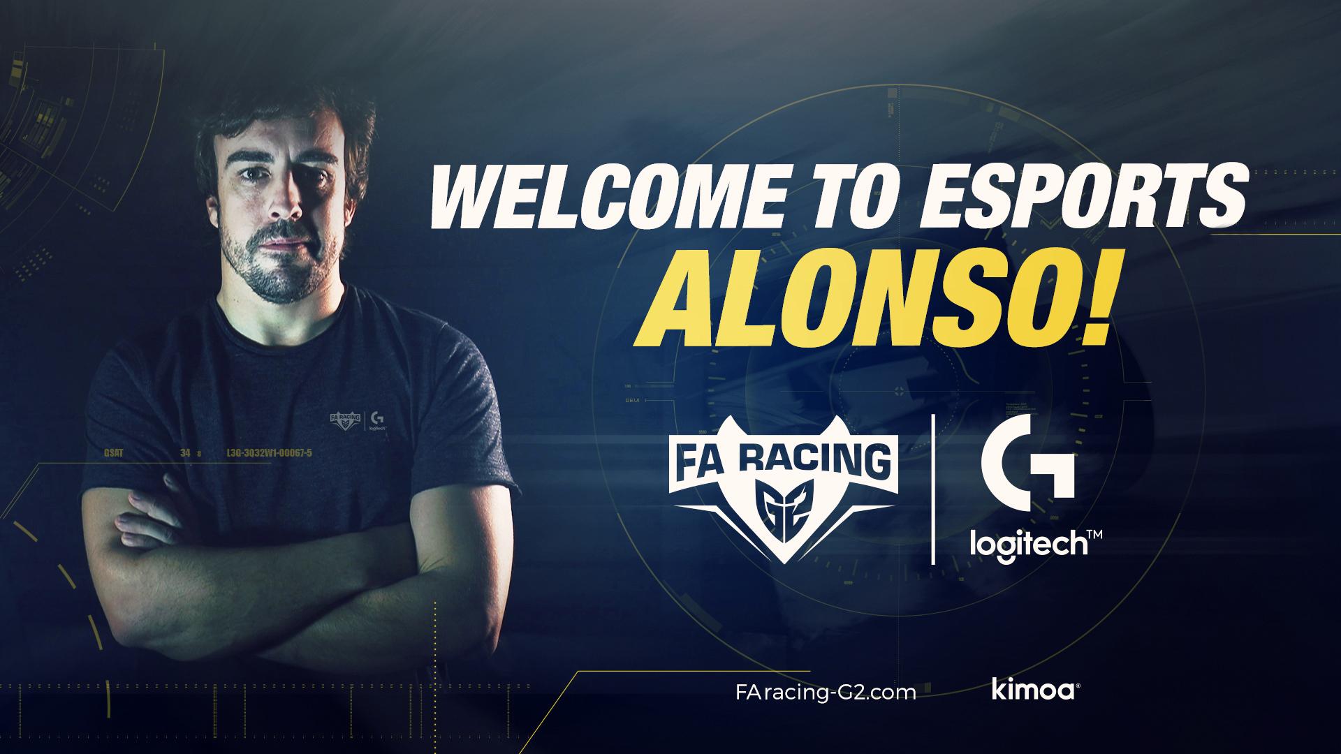 Fernando Alonso FA Racing G2 Logitech esports