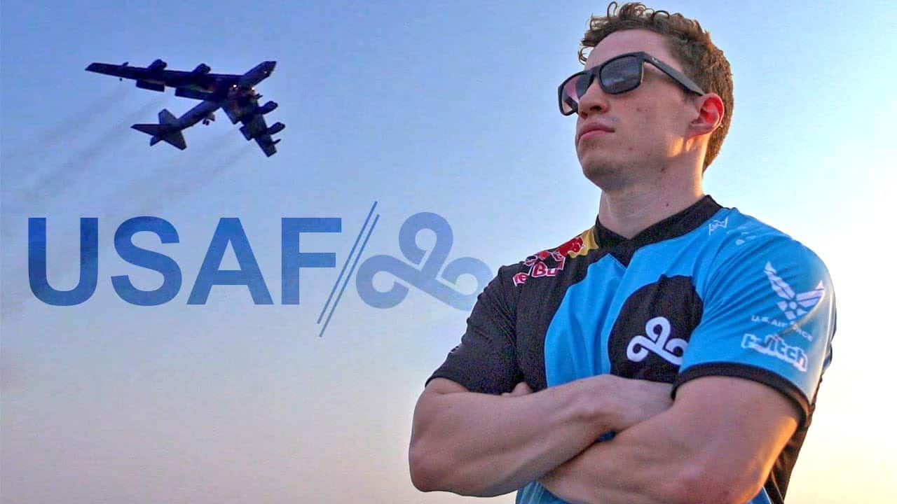 cloud9 reaches us air force skies الرياضات الإلكترونية