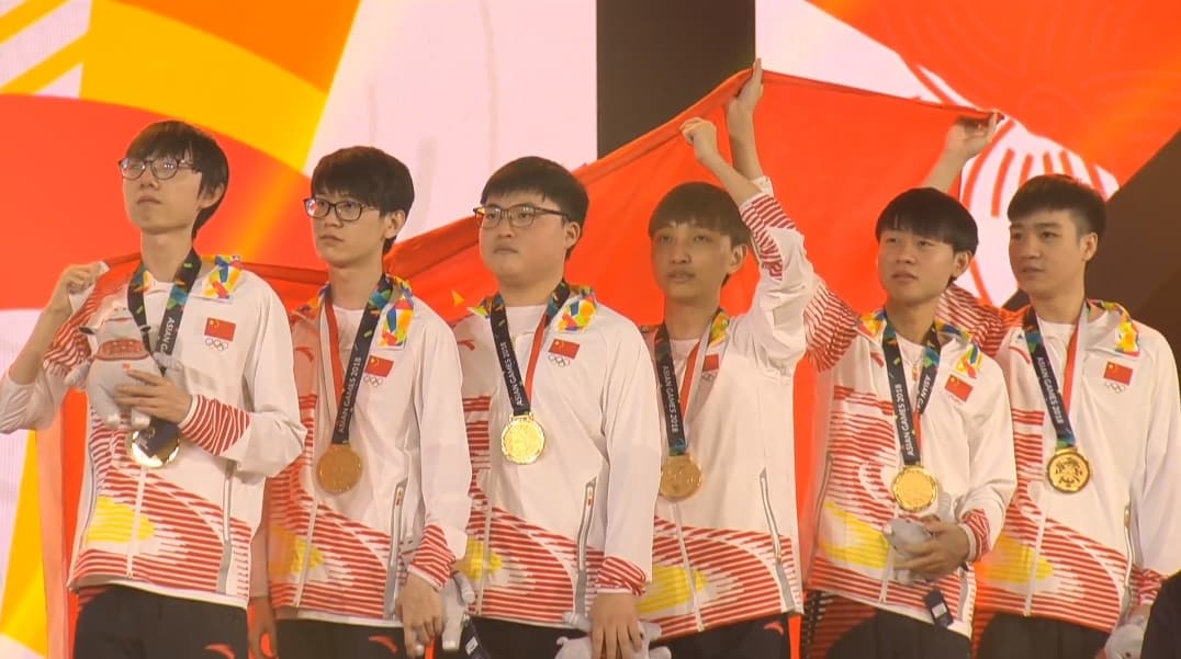 China gold medals asian games 2018
