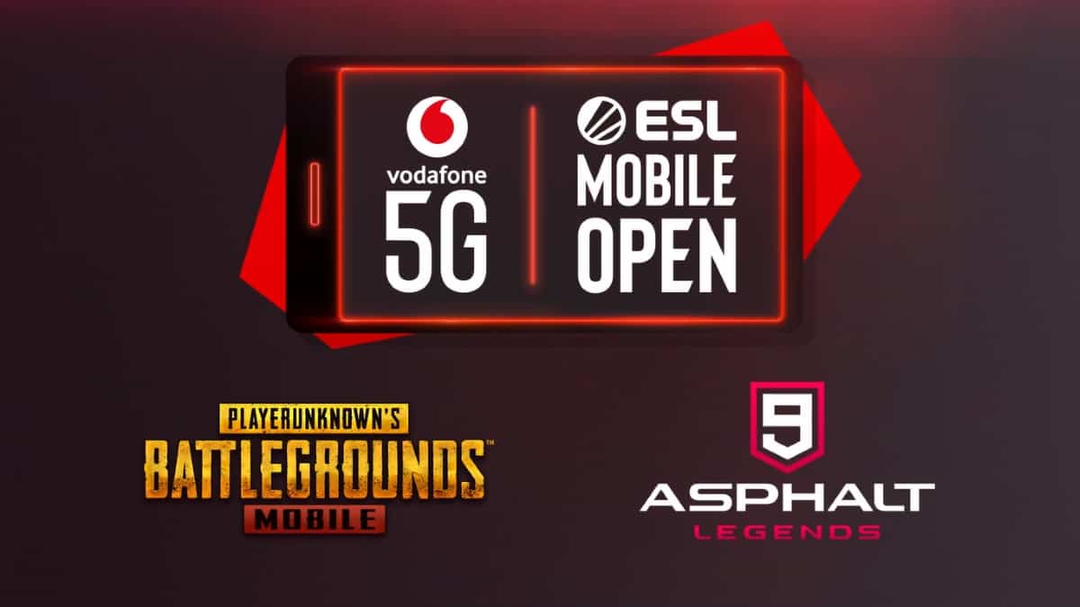 بطولة فودافون ببجي موبايل Vodafone 5G ESL Mobile Open pubg mobile asphalt 9 legends