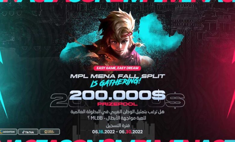 Mobile Legends Bang Bang MPL Mena esports middle east fall ايسبورتس ميدل ايست موبايل ليجندز مواجهة الابطال mlbb